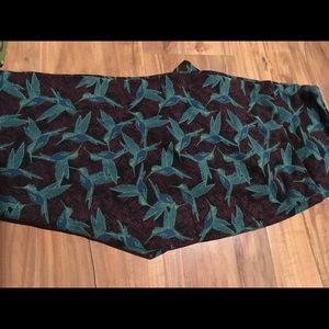 Lularoe hummingbird leggings os